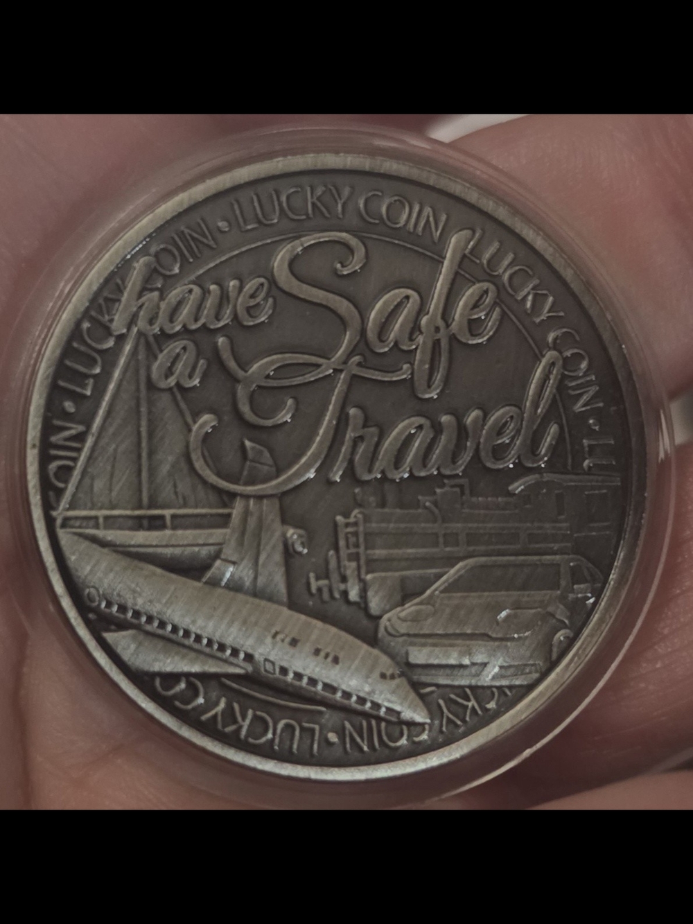 Eillwin Luck for Travelling Collectible Coin Good Luck Charm